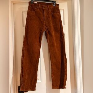 Gap Brown Corduroy Pants 29/30 90’s loose fit EUC